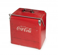 COCA COLA  Ice Cooler Métal et chrome