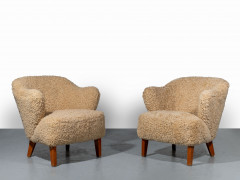 Flemming LASSEN 1902-1984 Paire de fauteuils - circa 1940