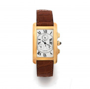 CARTIER Tank Américaine Chronoreflex, réf. 1730, n° C147770 Vers 1995