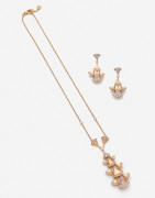 BULGARI  Collier et paire de boucles d'oreilles "Diva"