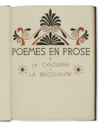 [BELLERY-DESFONTAINES].- GUÉRIN (Maurice de) Poèmes en prose. Le Centaure. La Bacchante. Paris, Edouard Pelletan,...