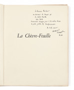 [PICASSO].- HUGNET (Georges) La Chèvre-Feuille. Paris, Robert-J. Godet, 4 décembre 1943. In-4 (28,1 x 22,6 cm),...