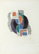 Sonia DELAUNAY (1885 - 1979) Rythme coloré - circa 1965 Eau-forte en couleurs