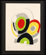 Sonia DELAUNAY (1885 - 1979) Les Illuminations - 1973 - un pochoir Pochoir en couleurs, à la gouache , imprimé sur Auvergne