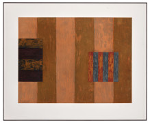 Sean SCULLY (Né en 1945) Wall - 1988 Aquatinte en couleurs