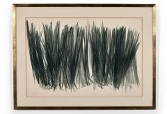 Hans HARTUNG (1904 - 1989) Lithographie 106 - 1963 Lithographie en noir