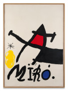 Joan MIRO (1893 - 1983) Grand Palais - 1971 Lithographie en couleurs