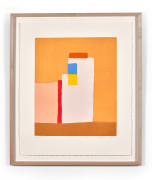 Etel ADNAN (1925 - 2021) Adobe - 2018 Gravure à aquatinte en couleurs