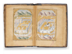 LIVRE DE PRIÈRES RENFERMANT LE TEXTE DU DALA'IL AL-KHAYRAT DE MUHAMMAD BIN SULAYMAN AL-JAZULI (M. 1465)  Empire ottoman, daté 1226 H..