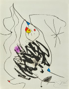 Joan MIRO (1893 - 1983) Journal d'un graveur II - 1975 Gravure au lavis, eau-forte et aquatinte en couleurs, imprimée sur papier BFK..