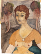 Eugène GABRITSCHEVSKY 1893 - 1979 Sans titre Gouache et crayon sur calque