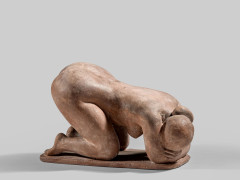 Aristide MAILLOL 1861-1944 Femme accroupie ou La Baigneuse accroupie - 1930 Terre cuite