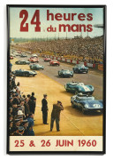 24 Heures du Mans 1960  Affiche - sans réserve-no reserve