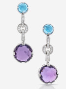 BULGARI  Paire de pendants d'oreilles "Parentesi"