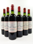 12 bouteilles CHÂTEAU LYNCH BAGES 1982 5è GC Pauillac (5 légèrement bas