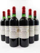 12 bouteilles CHÂTEAU CHEVAL BLANC 1981 1er GCC (A) Saint Emilion (4 base goulot