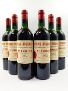 12 bouteilles CHÂTEAU FIGEAC 1982 1er GCC (B) Saint Emilion (1 base goulot