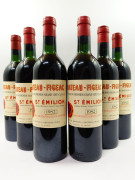 12 bouteilles CHÂTEAU FIGEAC 1982 1er GCC (B) Saint Emilion (2 base goulot