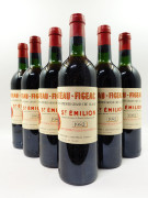 12 bouteilles CHÂTEAU FIGEAC 1982 1er GCC (B) Saint Emilion (1 base goulot