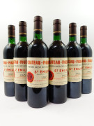 12 bouteilles CHÂTEAU FIGEAC 1985 1er GCC (B) Saint Emilion (4 base goulot