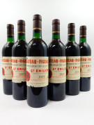 12 bouteilles CHÂTEAU FIGEAC 1985 1er GCC (B) Saint Emilion (4 base goulot