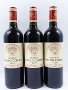 6 bouteilles CHÂTEAU GRAND CORBIN 2009 GCC Saint Emilion Caisse bois d'origine