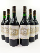 12 bouteilles CHÂTEAU HAUT BRION 1985 1er GC Pessac Léognan (5 à 2cm