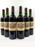 12 bouteilles CHÂTEAU LAFITE ROTHSCHILD 1985 1er GC Pauillac (8 base goulot