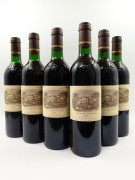 12 bouteilles CHÂTEAU LAFITE ROTHSCHILD 1985 1er GC Pauillac (10 base goulot