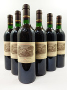 12 bouteilles CHÂTEAU LAFITE ROTHSCHILD 1985 1er GC Pauillac (8 base goulot