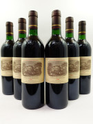 12 bouteilles CHÂTEAU LAFITE ROTHSCHILD 1985 1er GC Pauillac (8 base goulot