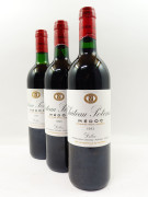 12 bouteilles CHÂTEAU POTENSAC 1993 Médoc (1 légèrement bas