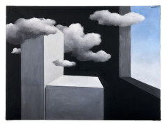 René MAGRITTE 1898-1967 La Tempête - 1931 Huile sur toile