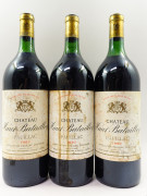 3 magnums CHÂTEAU HAUT BATAILLEY 1982 5è GC Pauillac (2 base goulot