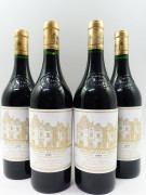 4 bouteilles CHÂTEAU HAUT BRION 1995 1er GC Pessac Léognan (étiquettes fanées