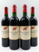 4 bouteilles CHÂTEAU LA FLEUR PETRUS 1989 Pomerol (1 base goulot