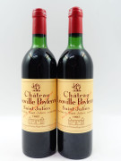 2 bouteilles CHÂTEAU LEOVILLE POYFERRE 1982 2è GC Saint Julien (1 légèrement bas