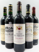 11 bouteilles 2 bts : CHÂTEAU DE FIEUZAL 2000 CC Pessac Léognan (étiquettes léger tachées)