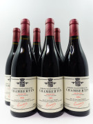 6 bouteilles CHAMBERTIN 2004 Grand Cru