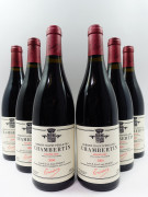 6 bouteilles CHAMBERTIN 2004 Grand Cru