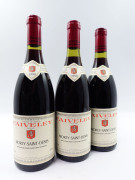 6 bouteilles MOREY SAINT DENIS 1990 Domaine Faiveley Caisse bois d'origine