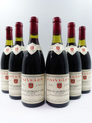 6 bouteilles NUITS SAINT GEORGES 1988 1er cru Aux Chaignots