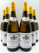 6 bouteilles PULIGNY MONTRACHET 2000 1er cru Folatières