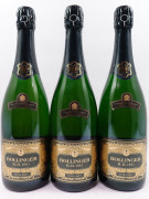 3 bouteilles CHAMPAGNE BOLLINGER 1982 R