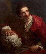 Louis-Gabriel BLANCHET Versailles, 1701 – Rome, 1772 Portrait présumé d'Edme Bouchardon (1698-1762) Huile sur toile