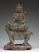 STATUETTE DE BODHISATTVA EN BRONZE, Chine, dynastie Ming, XVIIème siècle