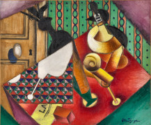 Jean METZINGER 1883- 1956 Nature morte - circa 1913-1914 Huile sur toile