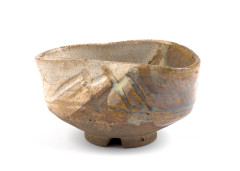 BOL À THÉ CHAWAN EN GRÈS KARATSU, Japon, époque Edo, XVIIe siècle