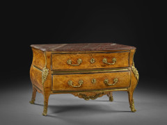 COMMODE D'ÉPOQUE RÉGENCE Trace d'estampille, probablement Noël Gérard