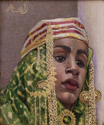 Jules TAUPIN 1863-1932 Zoulikha Huile sur toile